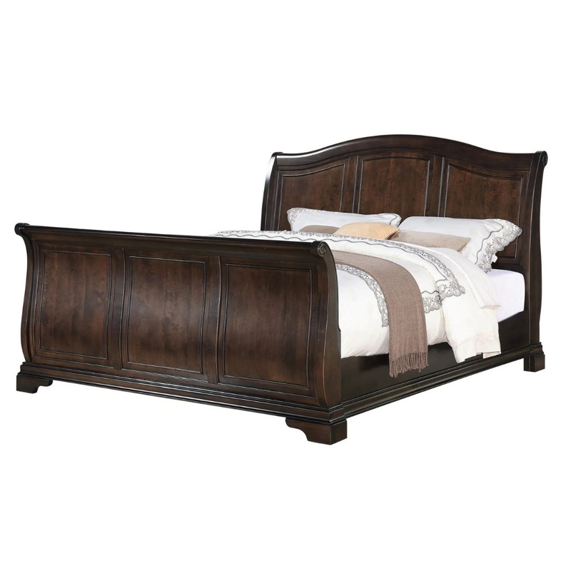 Cameron – King Sleigh Bed – Cherry