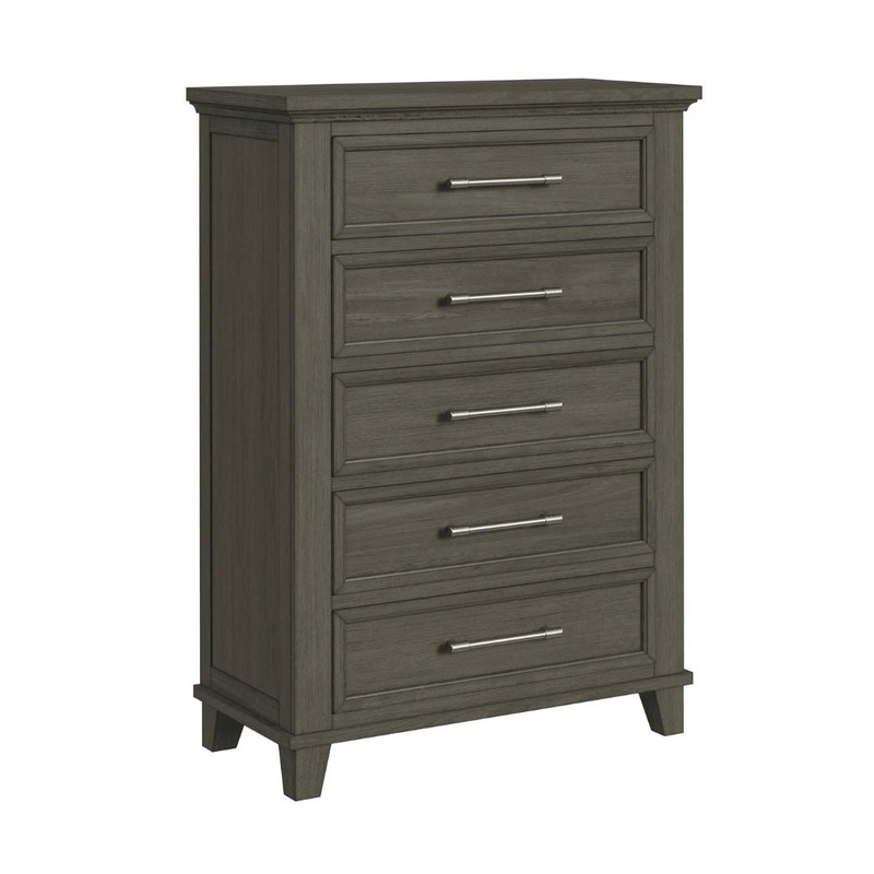 Canterbury – 5-Drawer Chest – Gray