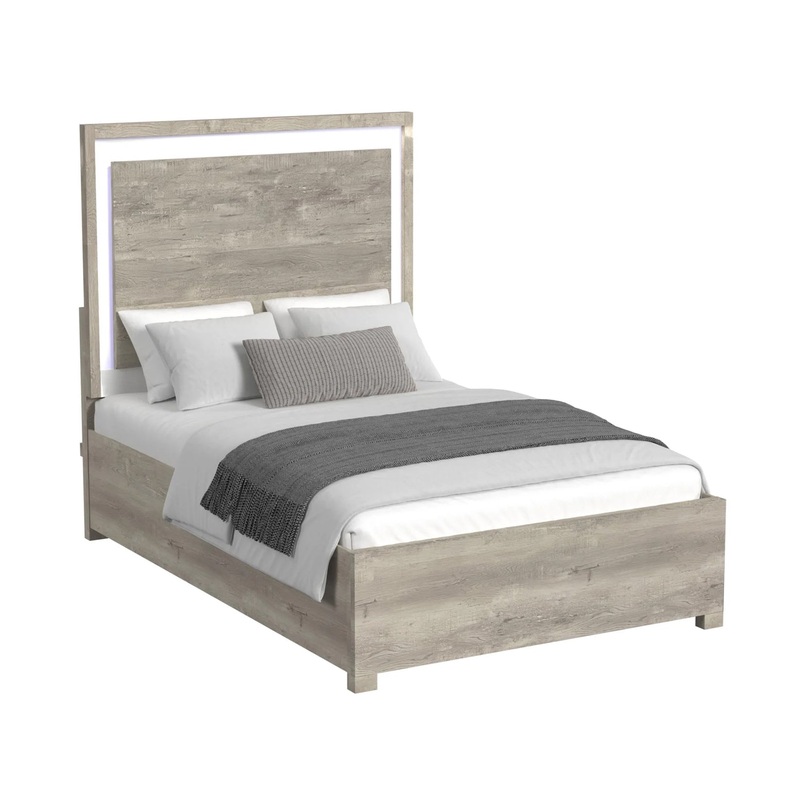 San Matteo – Full Bed With LED – Gray