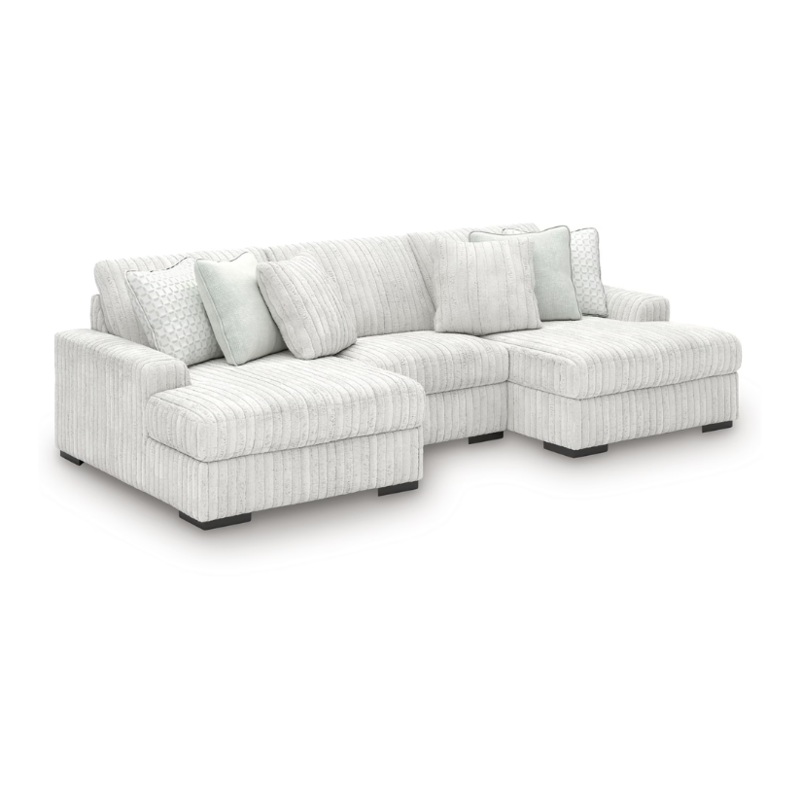 Stupendous – Alloy – 3 – Piece Sectional With Double Chaise