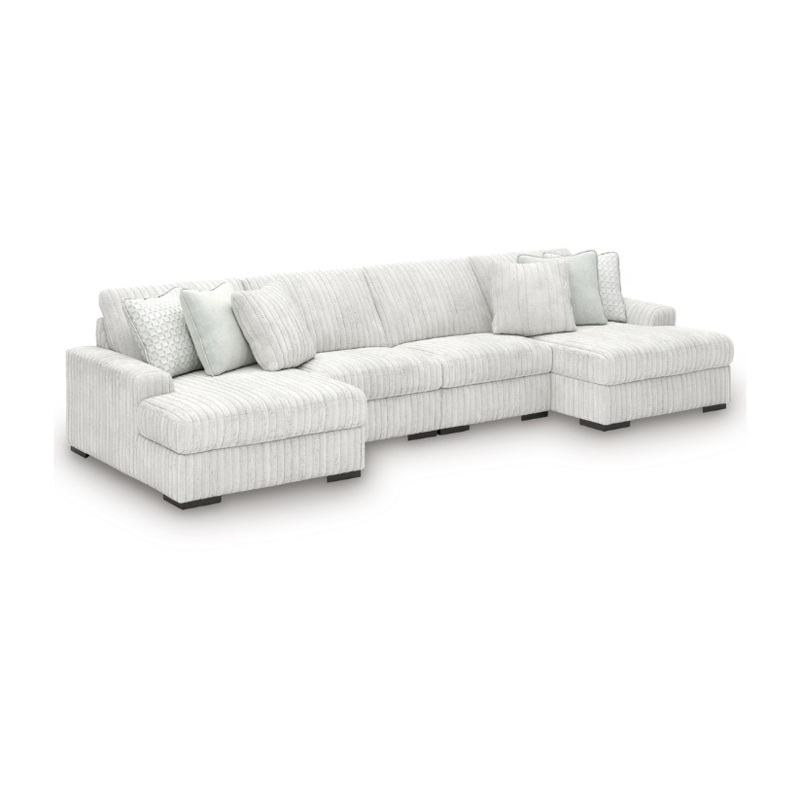Stupendous – Alloy – 4 – Piece Sectional With Double Chaise
