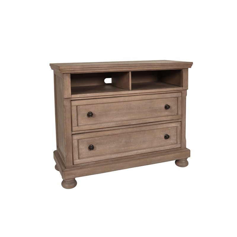 Allegra – Media Console – Pewter