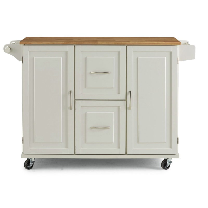 Blanche – Kitchen Cart – Solid Wood Top