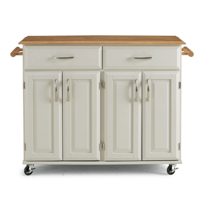 Blanche – Kitchen Cart – White – Wood – 36″
