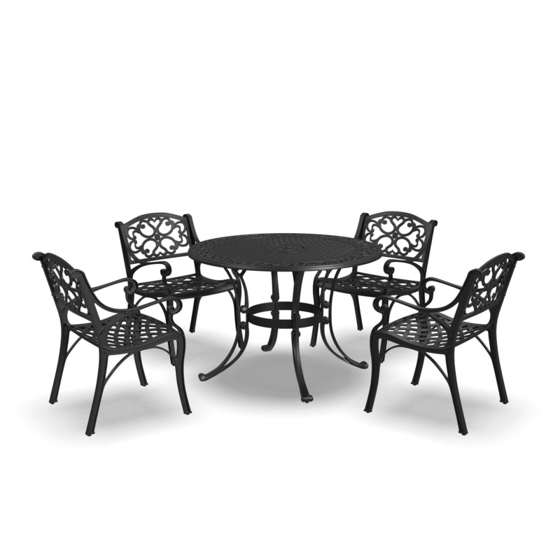Sanibel – 42″ Metal Outdoor Dining Set