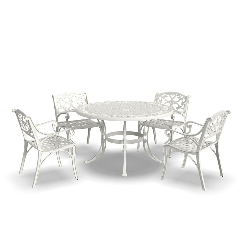 Sanibel – 48″ Metal Outdoor Dining Set
