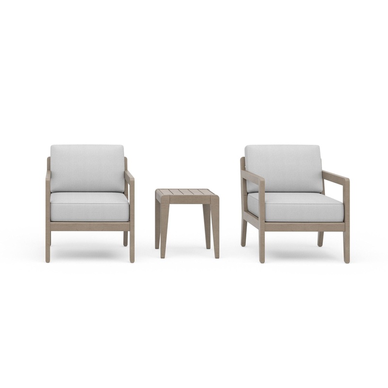 Sustain – Outdoor Lounge Armchair (Set of 2) And End Table