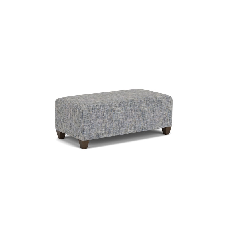 Cascade – Rectangular Cocktail Ottoman – Light Gray