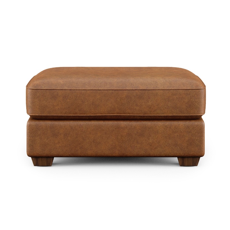 Thornton – Cocktail Ottoman – Light Brown