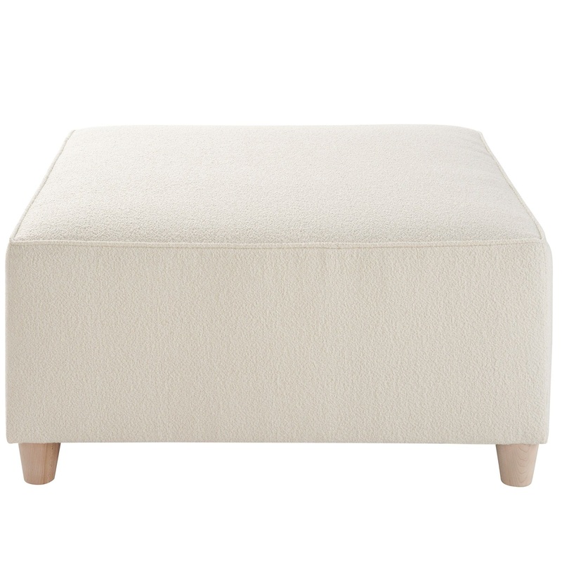 U Choose – Square Ottoman – White