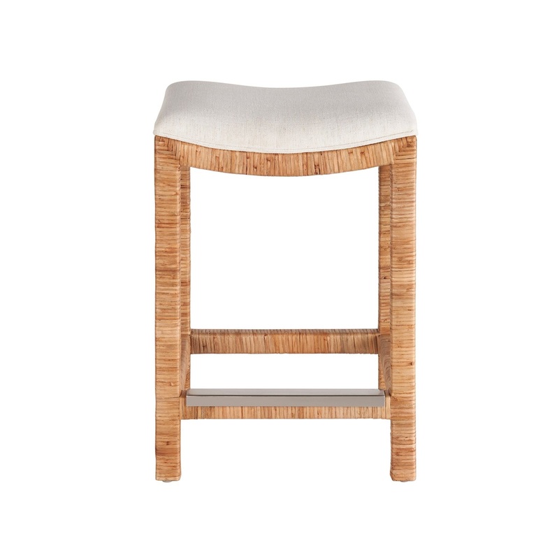 Weekender Coastal Living Home / Sandbar – Console Stool – Light Brown