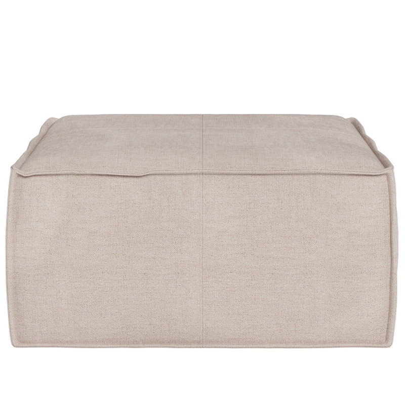 Bottega – Poof Ottoman Large, Special Order – Beige