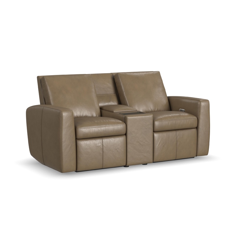 Aria – Power Reclining Loveseat With Console