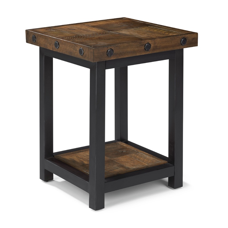 Carpenter – Chairside Table – Dark Brown