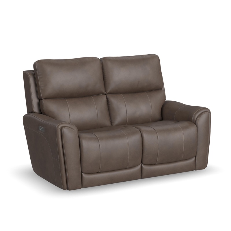 Carter – Power Reclining Loveseat With Power Headrests & Lumbar – Cappuccino