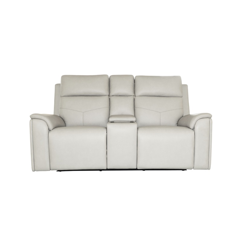 Vernon – Power Reclining Loveseat With Console, Power Headrests, Lumbar, Heat & Massage