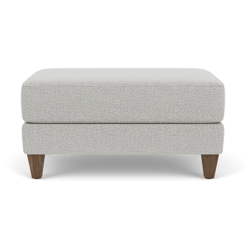 Westside – Fabric Cocktail Ottoman – Light Gray