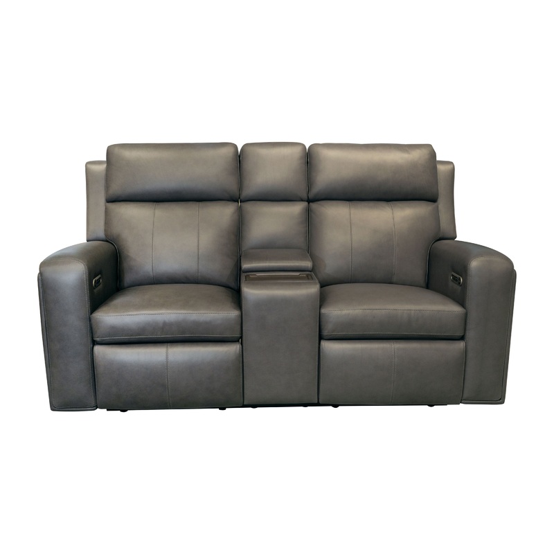 Wyatt – Power Reclining Loveseat With Console & Power Headrests & Lumbar