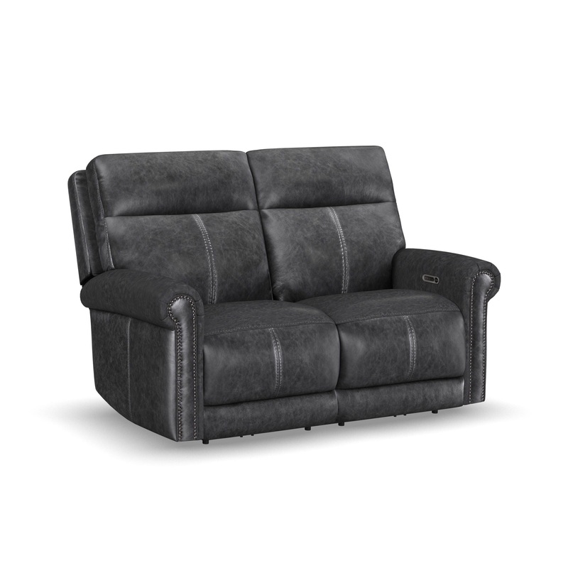Alexander – Power Reclining Loveseat With Power Headrest & Lumbar