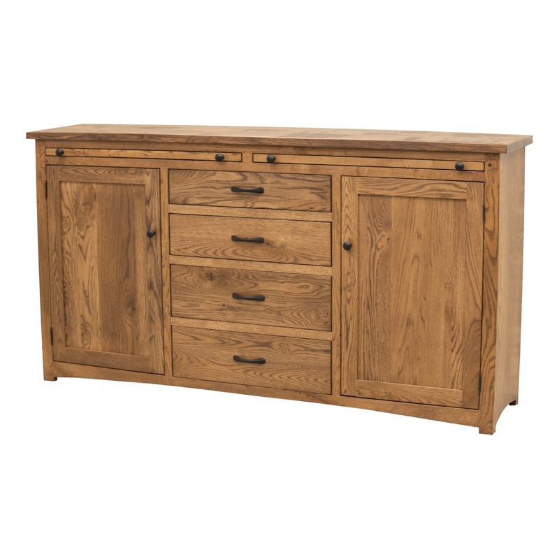 Berlin White Oak Wood Buffet – 72″ | CO