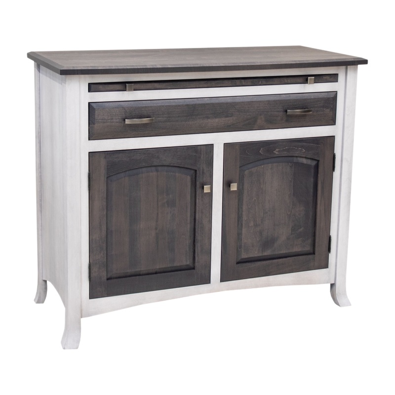 Biltmore White & Wood Buffet – 2-Door | M-AV&GS