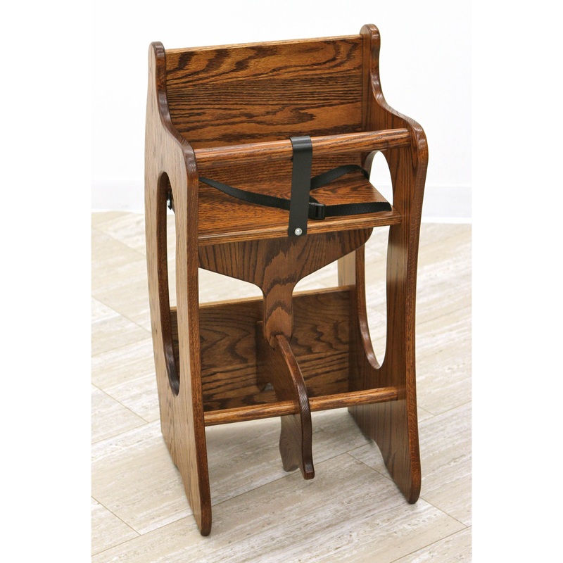 3-in-1 Oak Wood High Chair | MC