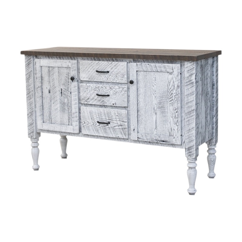 Belmont Reclaimed White & Wood Buffet | TW&SP
