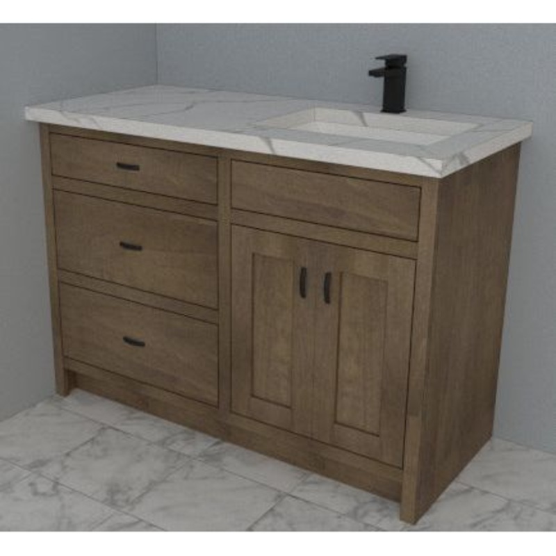 Shaker 48″ Single Bowl Vanity