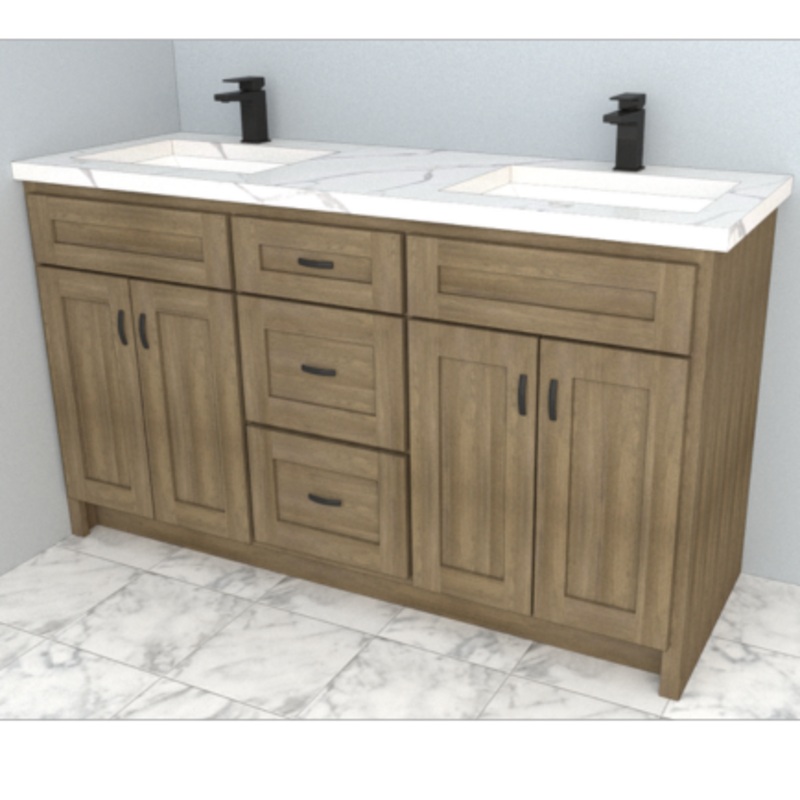 Westbrook 60″ Double Bowl Vanity
