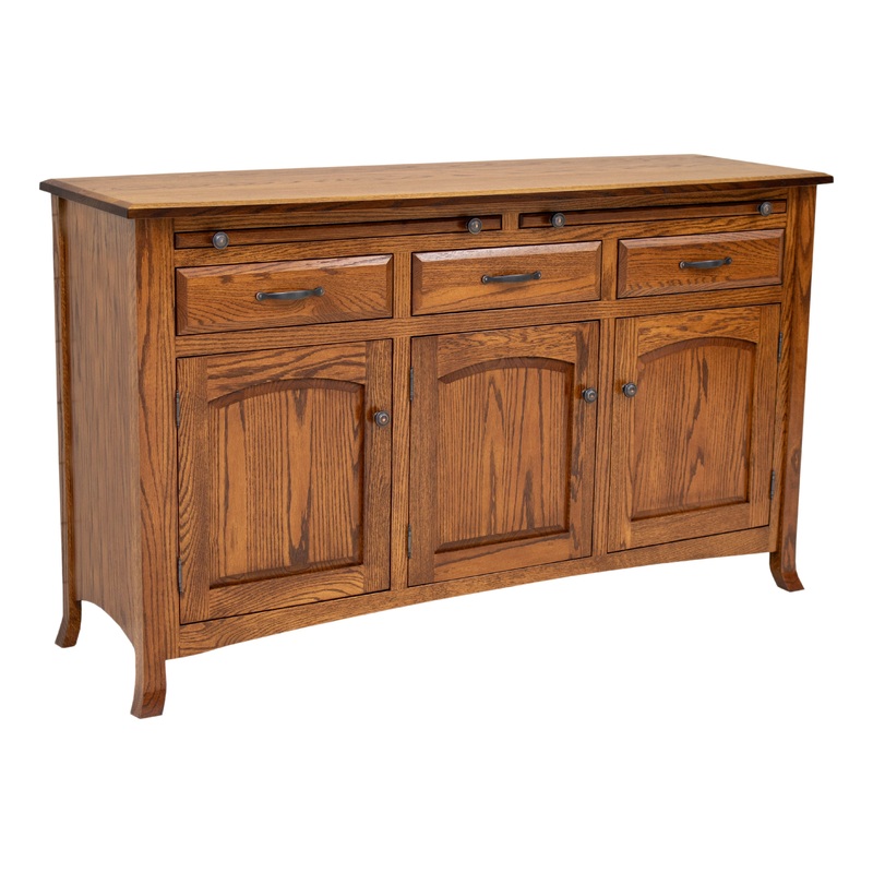 Biltmore Oak Wood Buffet – 3-Door | MC