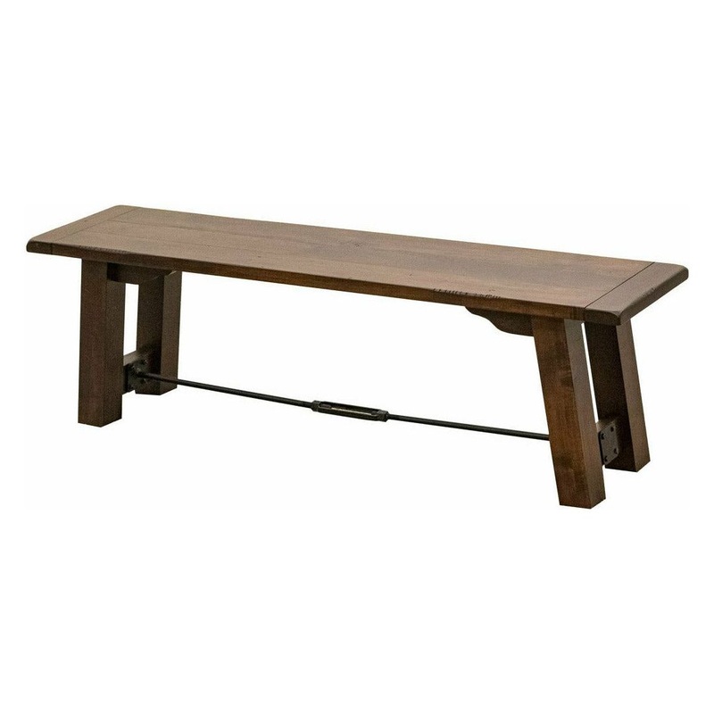 Settler’s Trestle Maple Wood Dining Bench | BV