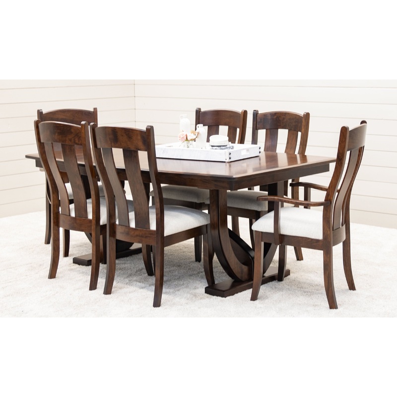 Biltmore Extendable Amish Cherry Wood Dining Set for 6-10