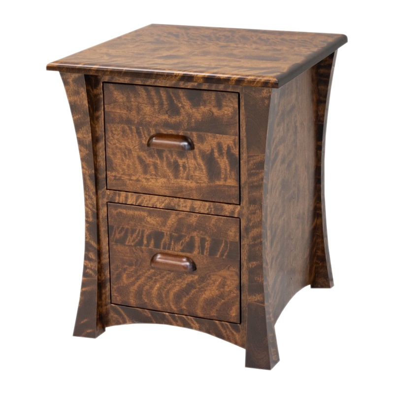 Brooklyn Birch Wood 2-Drawer File Cabinet | ASB