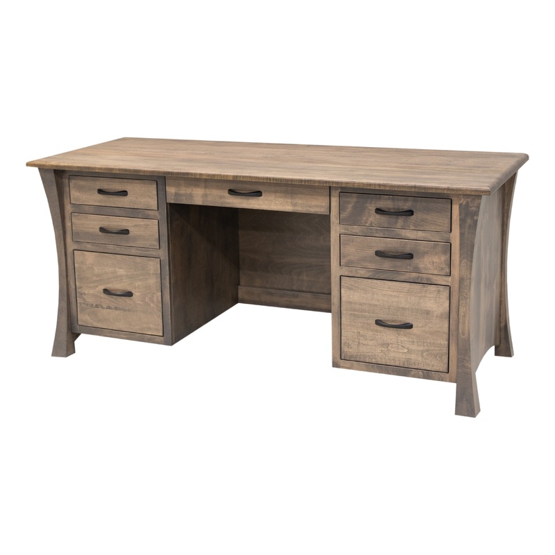 Brooklyn Maple Wood Flat Wall Desk | SP