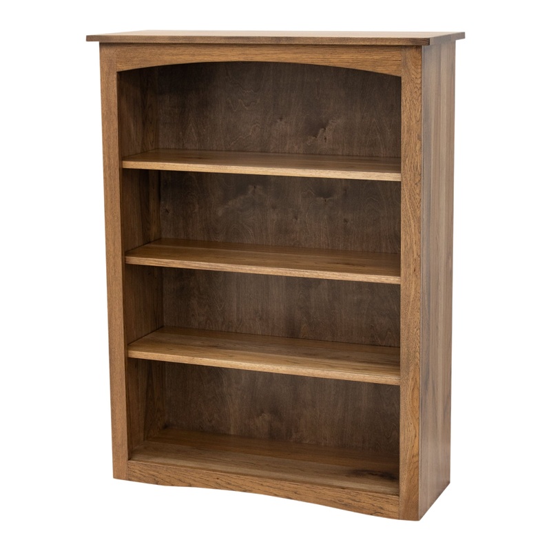 Shaker Solid Hickory Wood 48″ Bookcase | CO