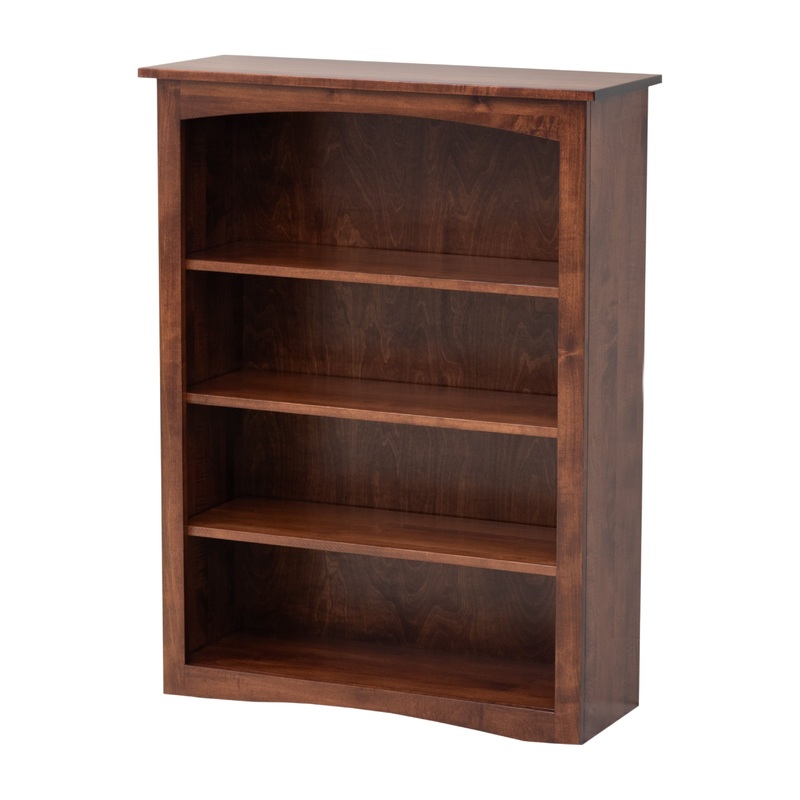 Shaker Solid Maple Wood 48″ Bookcase | BOS