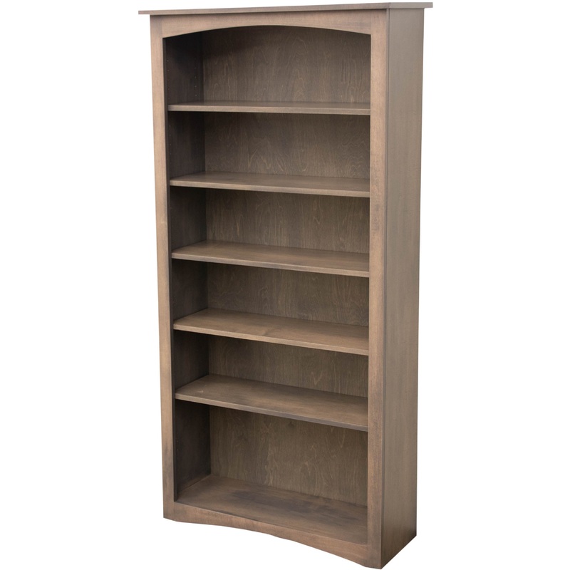 Shaker Solid Maple Wood 72″ Bookcase | DB