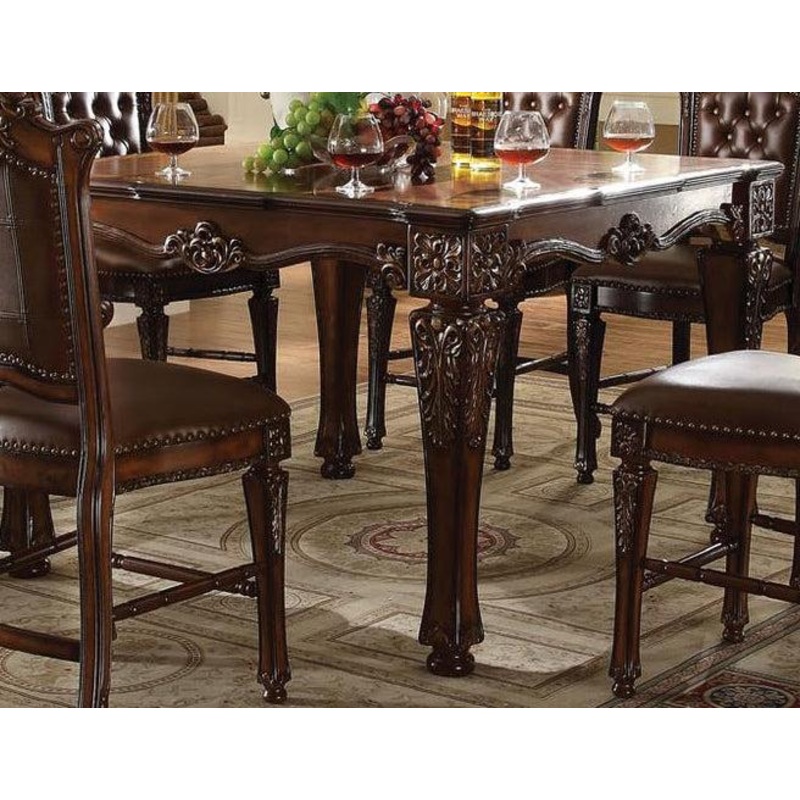 Acme Vendome Square Counter Height Table in Cherry 62025 CLOSEOUT