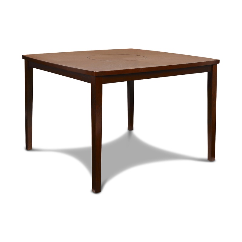 DIXON COUNTER TABLE W/LAZY SUSAN – ESPRESSO
