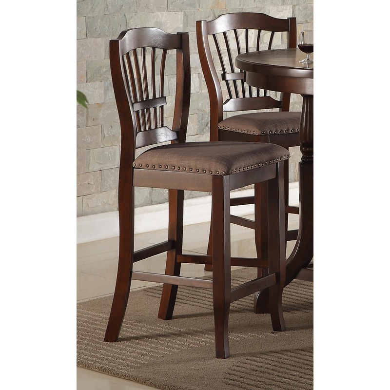New Classic Bixby Counter Chair in Espresso (Set of 2)