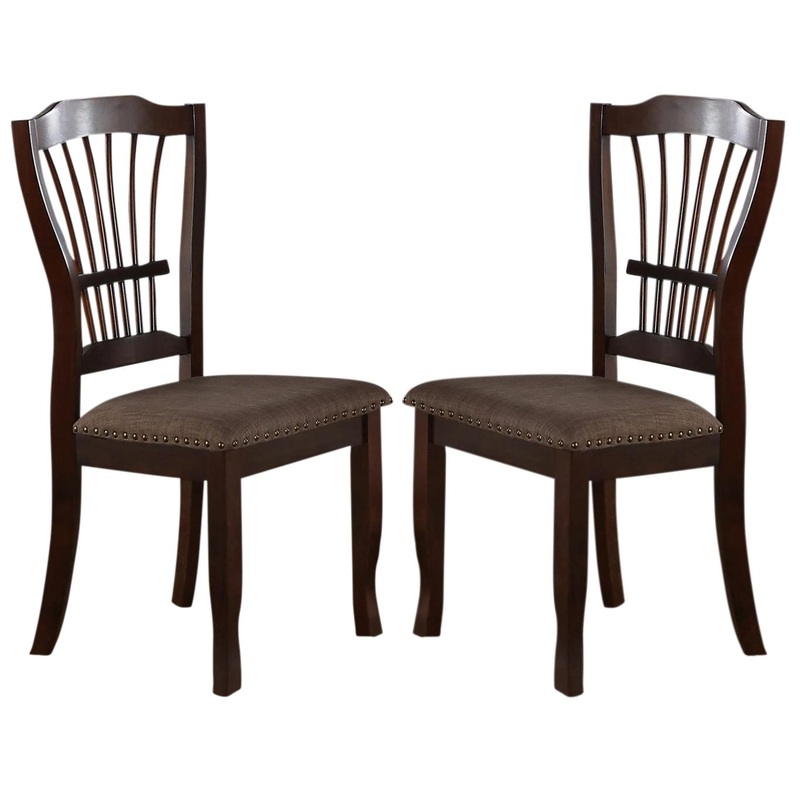 New Classic Bixby Dining Chair in Espresso (Set of 2)