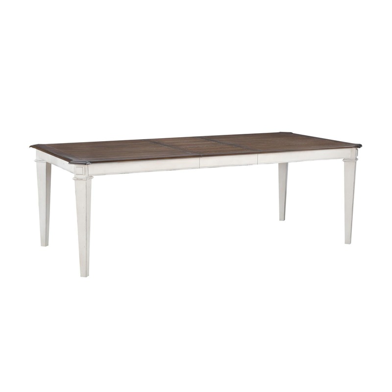 New Classic Furniture Anastasia Rectangular Dining Table in Antique Bisque