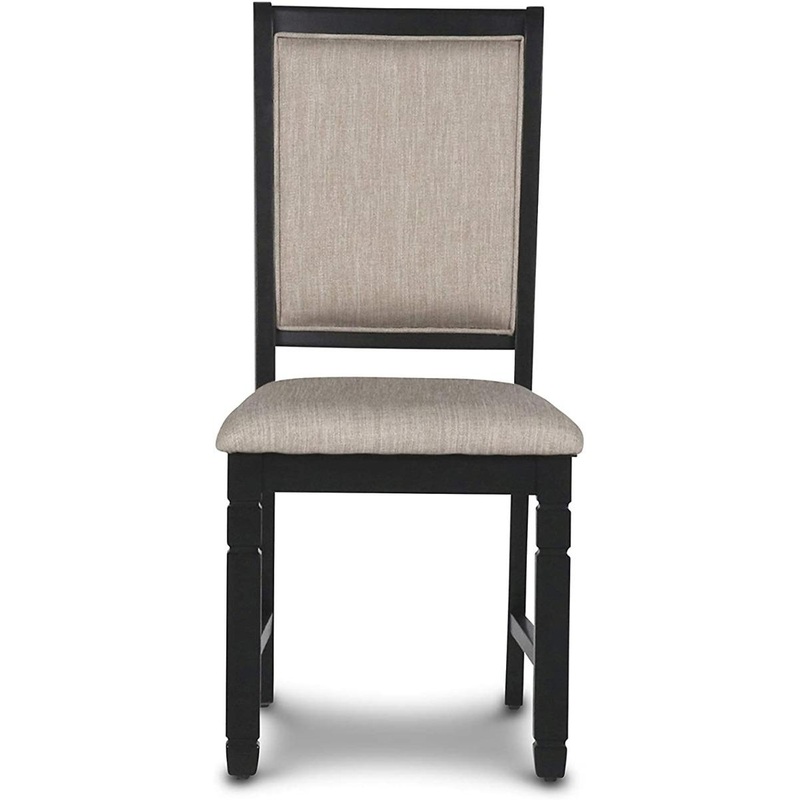 New Classic Furniture Prairie Point Side Chair in Black (Set of 2)