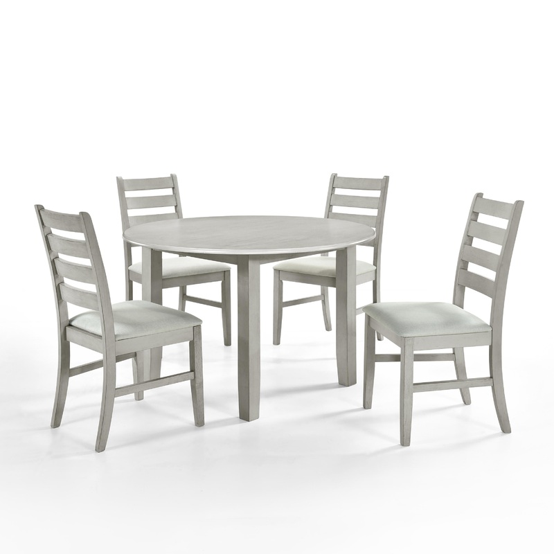 PASCAL 47″ ROUND DINING TABLE-DRIFTWOOD
