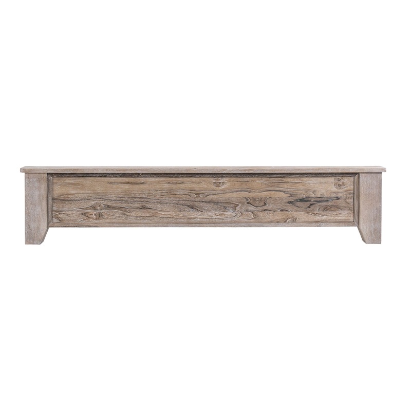 White Teak – Queen Platform – Ivory White
