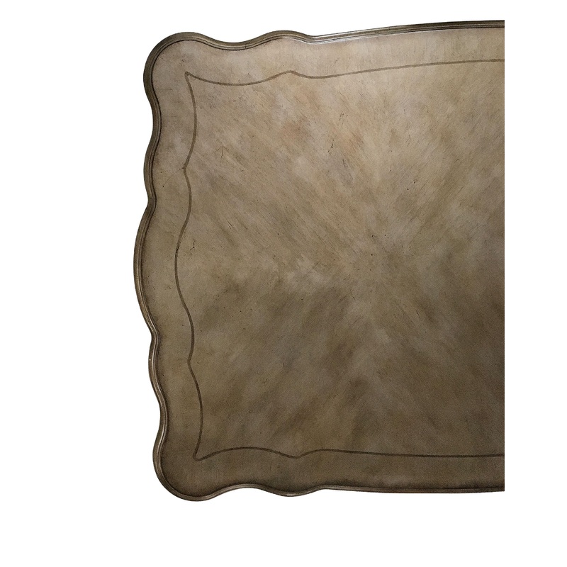 Chantelle Antique Platinum Dining Table