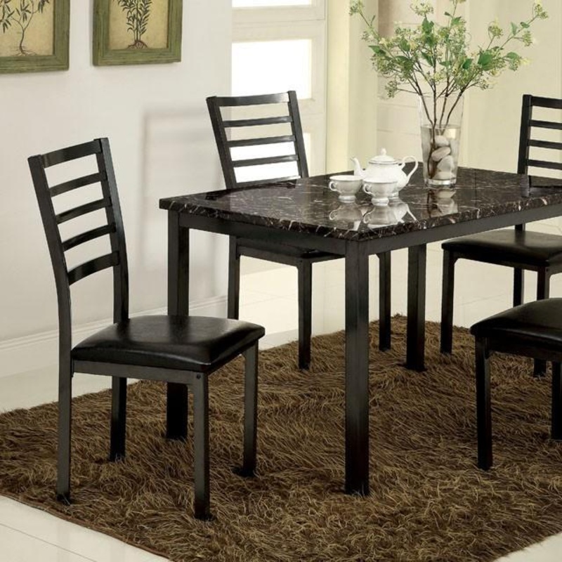COLMAN Black 48″ Dining Table