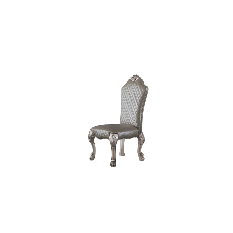Dresden Vintage Bone White & PU Side Chair