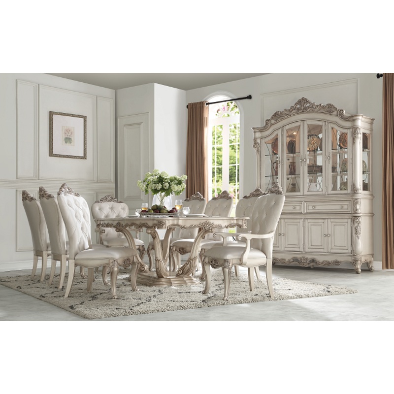 Gorsedd Antique White Dining Table