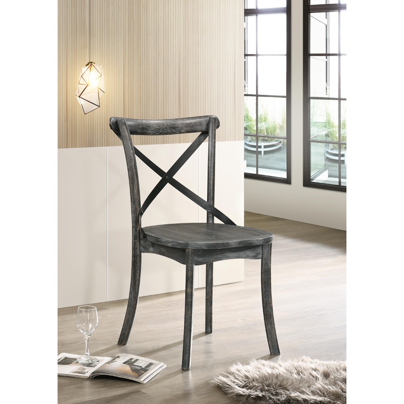 Kendric Rustic Gray Side Chair